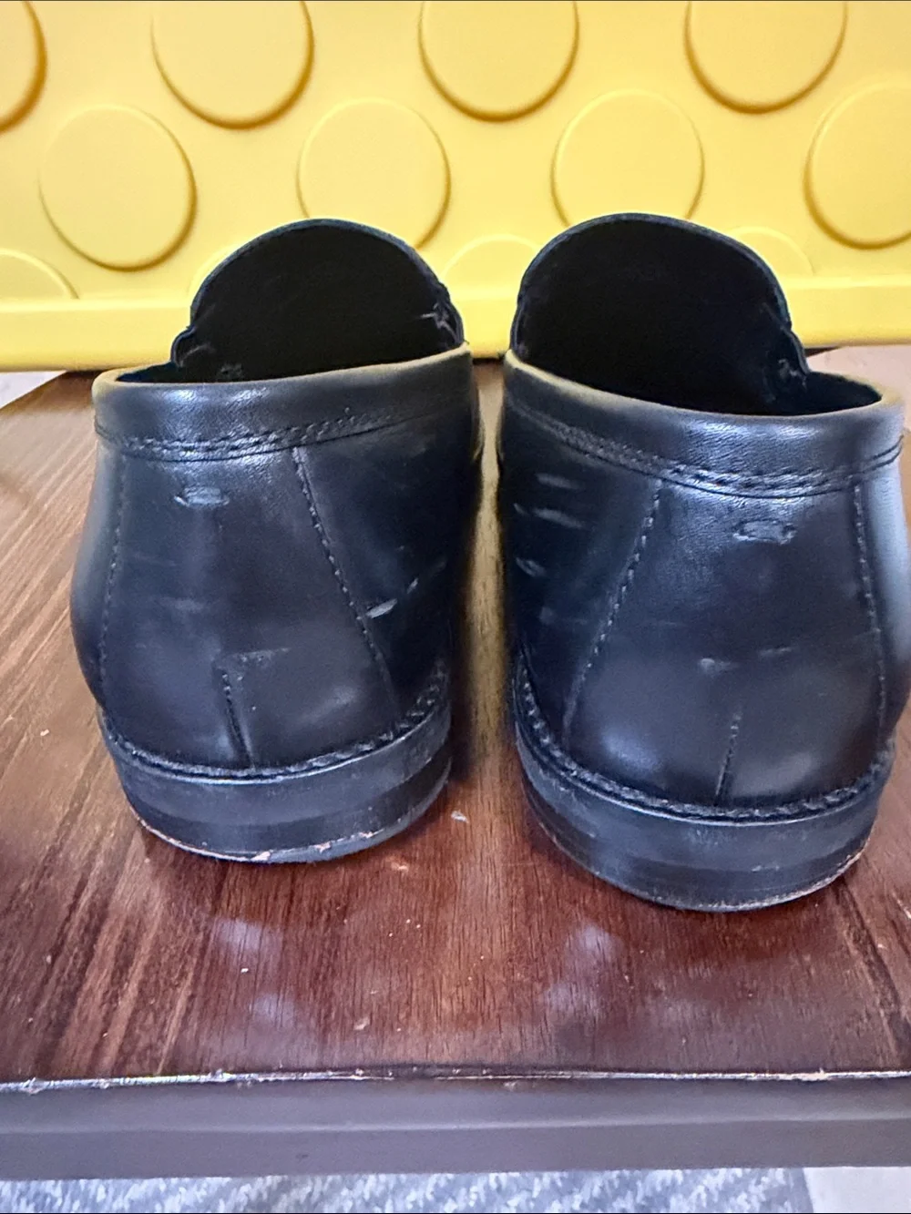 Cole Haan Black Leather Slip-On Loafers — Men’s Dress Casual Size 11